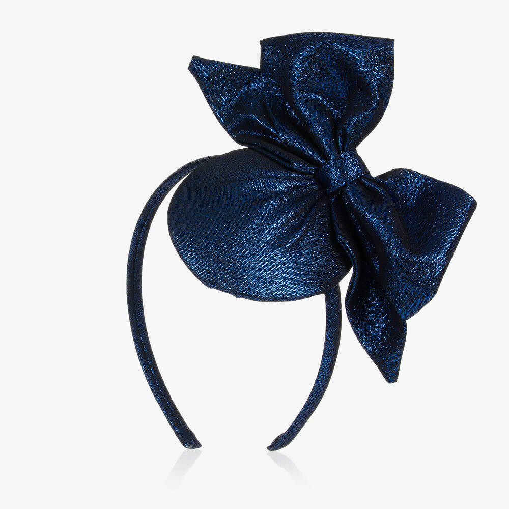 EIRENE - Girls Blue Shimmer Hairband | Childrensalon