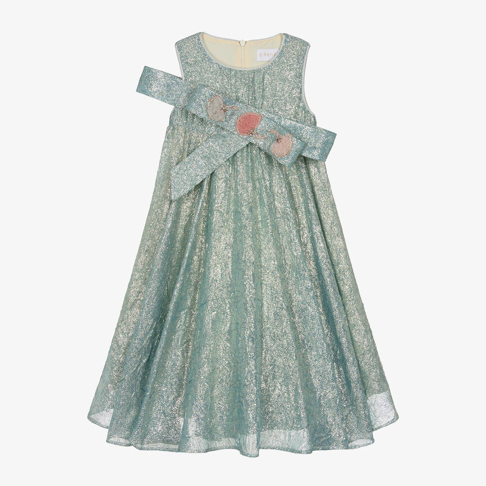 EIRENE-فستان مزيج فيسكوز لون أزرق | Childrensalon Outlet