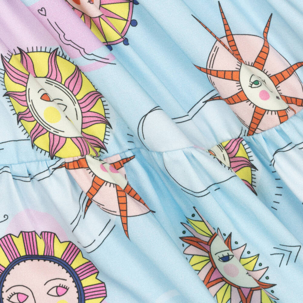 EIRENE-Girls Blue Sunshine Tiered Skirt | Childrensalon Outlet