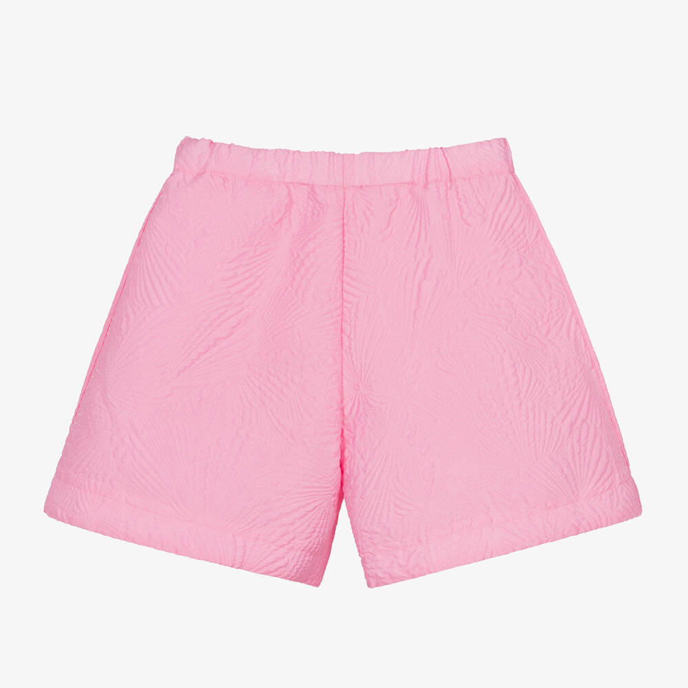 EIRENE-Girls Bright Pink Pocket Shorts | Childrensalon Outlet