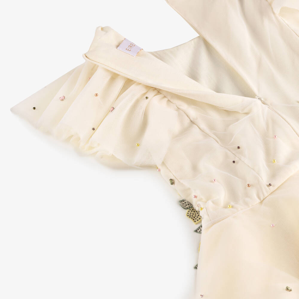 EIRENE-Элегантное кремовое платье с цветами для девочек | Childrensalon Outlet