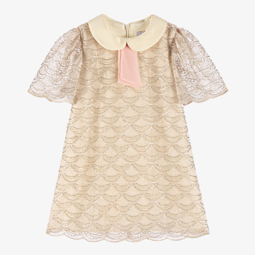EIRENE-فستان تول عاجي أنيق للبنات | Childrensalon Outlet