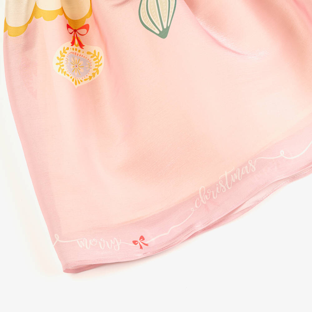 EIRENE-Girls Festive Ballerina Motif Dress | Childrensalon Outlet