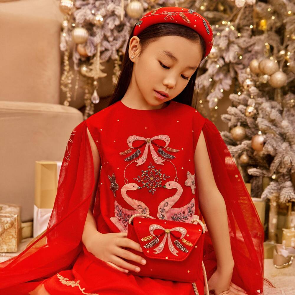 EIRENE-Girls Festive Bow Embellished Bag | Childrensalon Outlet