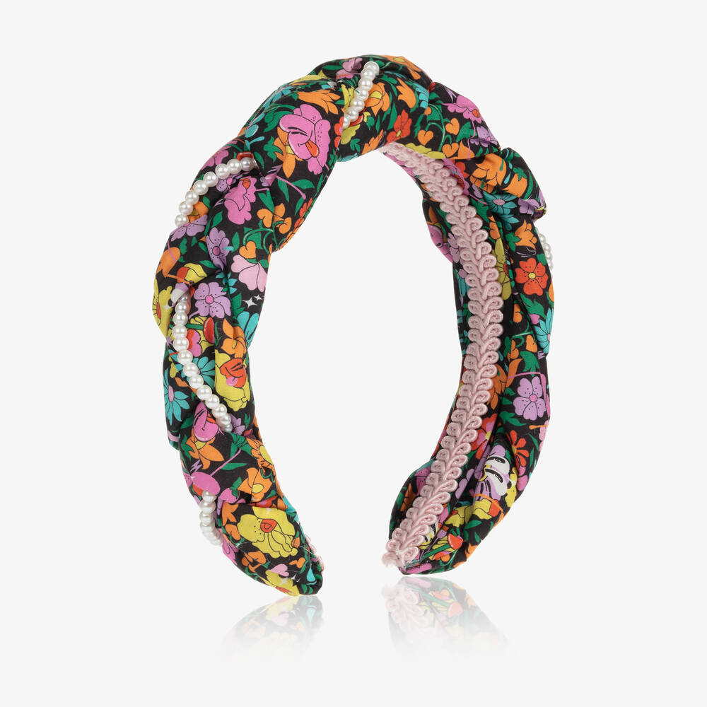 EIRENE - Girls Floral Cotton Hairband | Childrensalon