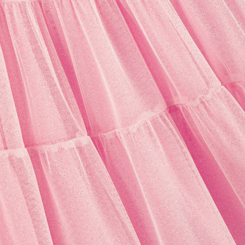 EIRENE-فستان تول ميدي لون زهري برّاق | Childrensalon Outlet