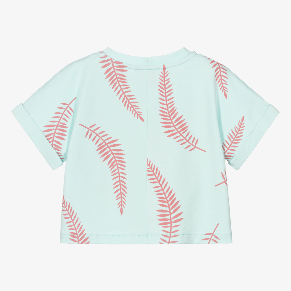 EIRENE-Girls Green Fruits T-Shirt | Childrensalon Outlet