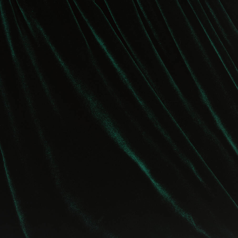 EIRENE-فستان حرير مخمل لون أخضر | Childrensalon Outlet