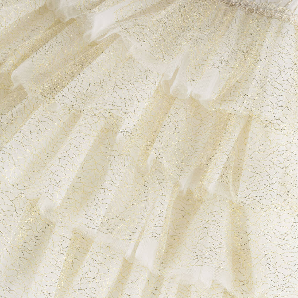 EIRENE-فستان طبقات من التول العاجي للبنات | Childrensalon Outlet