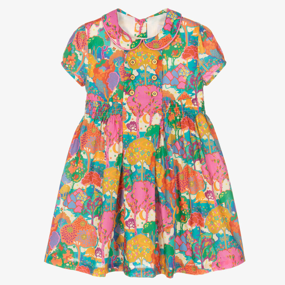 EIRENE - فستان قطن بطبعة ملونة | Childrensalon
