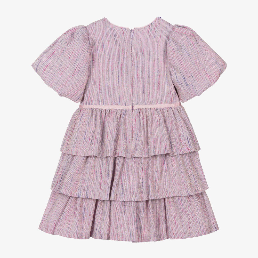 EIRENE-فستان قطن وفيسكوز لون بنفسجي | Childrensalon Outlet