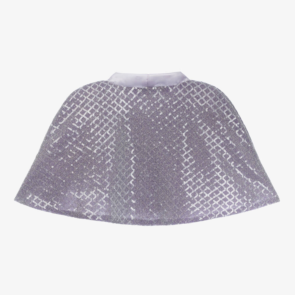 EIRENE-Фиолетовый кейп с пайетками для девочек | Childrensalon Outlet