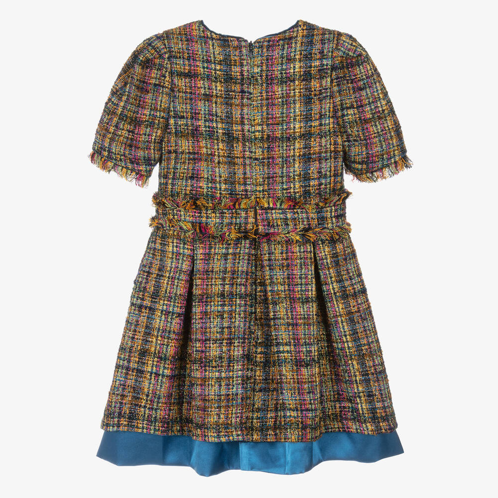 EIRENE-فستان مزيج تويد محبوك بألوان متعددة | Childrensalon Outlet