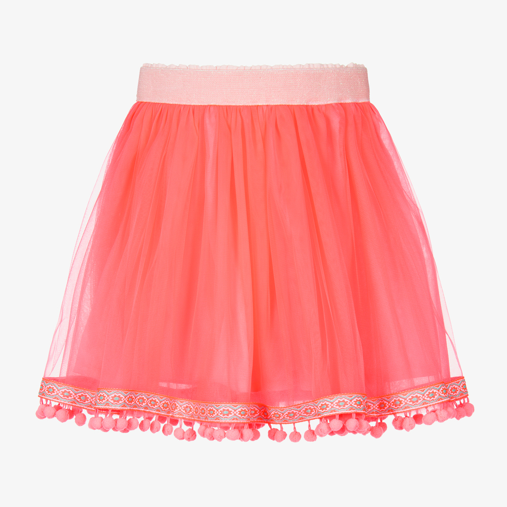 EIRENE - Girls Neon Pink Tulle Skirt | Childrensalon