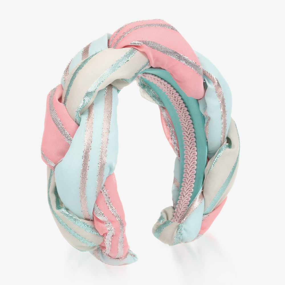 EIRENE - Girls Pink & Blue Hairband | Childrensalon