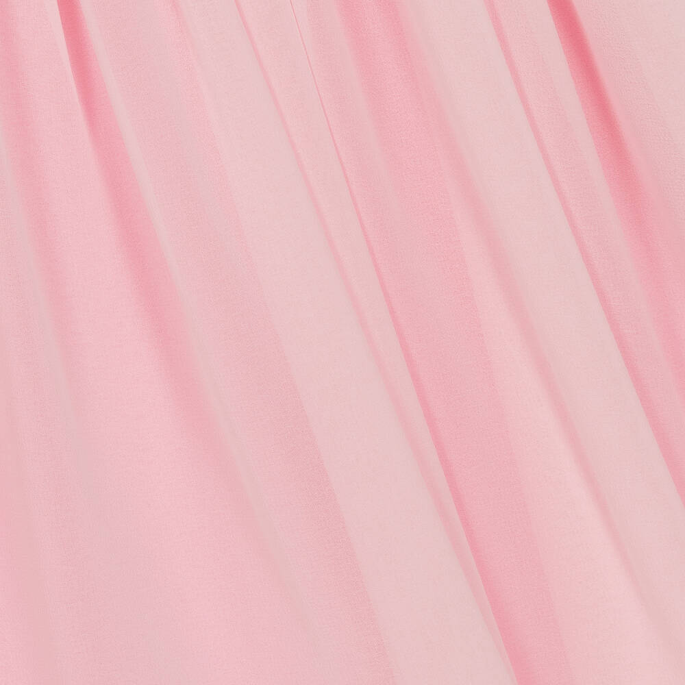 EIRENE-Girls Pink Chiffon Cape Dress | Childrensalon Outlet