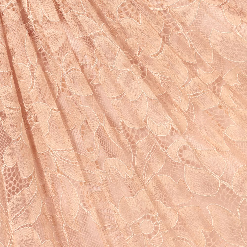 EIRENE-Girls Pink Lace Pleated Skirt  | Childrensalon Outlet