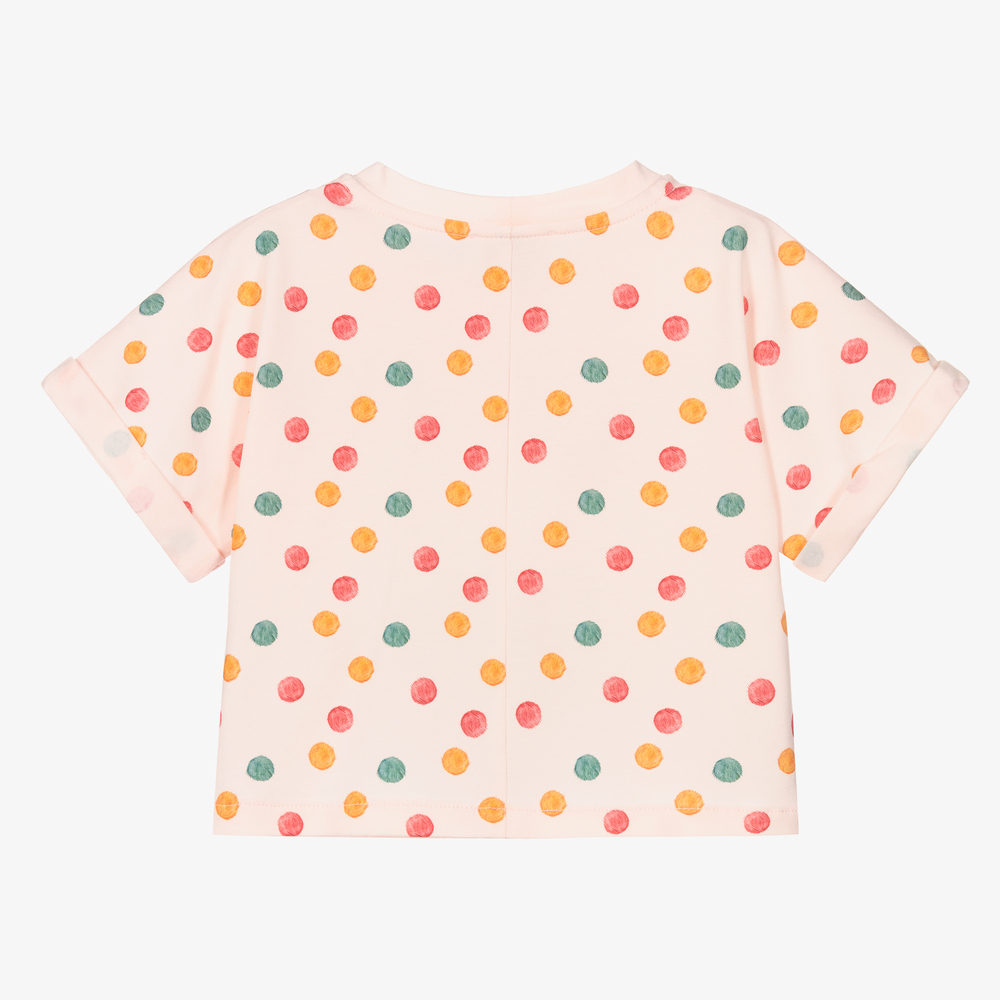 EIRENE-Girls Pink Llama T-Shirt | Childrensalon Outlet