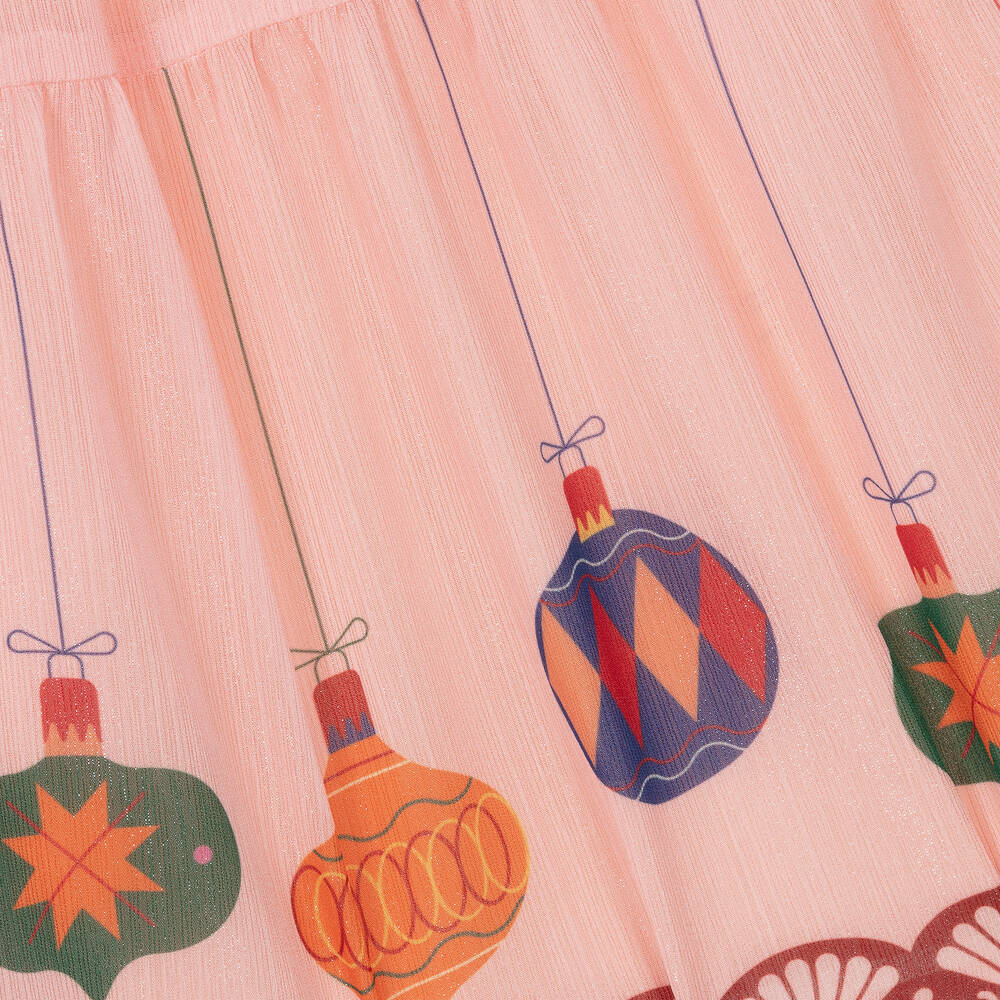 EIRENE-Розовое новогоднее платье с блестками | Childrensalon Outlet