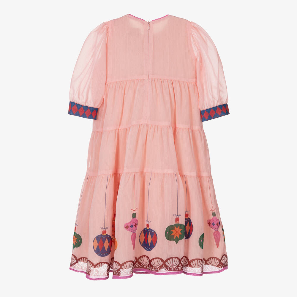 EIRENE-Розовое новогоднее платье с блестками | Childrensalon Outlet