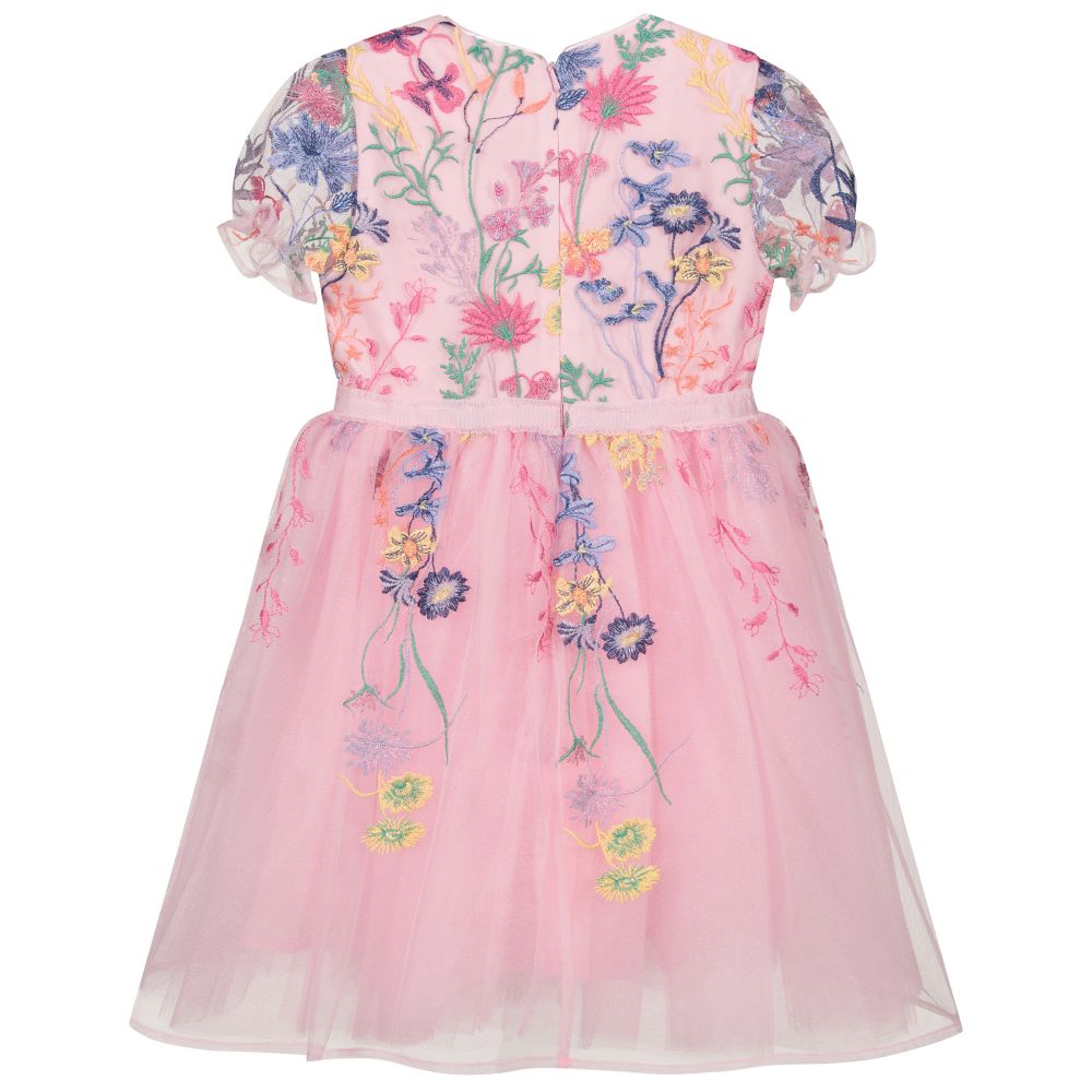 EIRENE-Розовое платье из тюля для девочек | Childrensalon Outlet