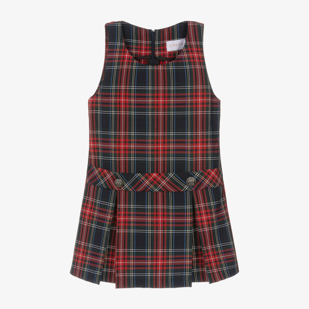 EIRENE-فستان تارتان قطن لون أحمر | Childrensalon Outlet