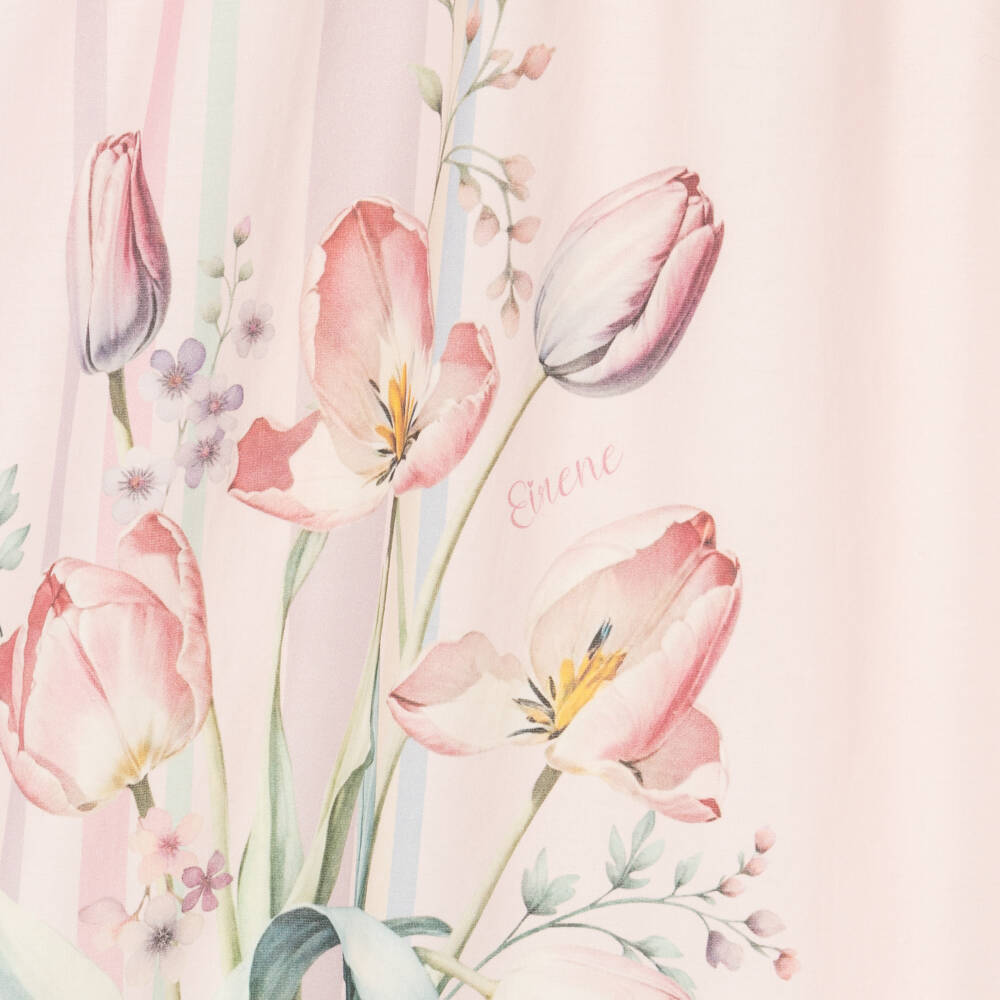 EIRENE-Girls Rosy Cotton Blooms Dress | Childrensalon Outlet