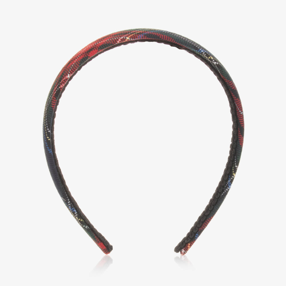 EIRENE-Girls Tartan Patterned Hairband | Childrensalon Outlet