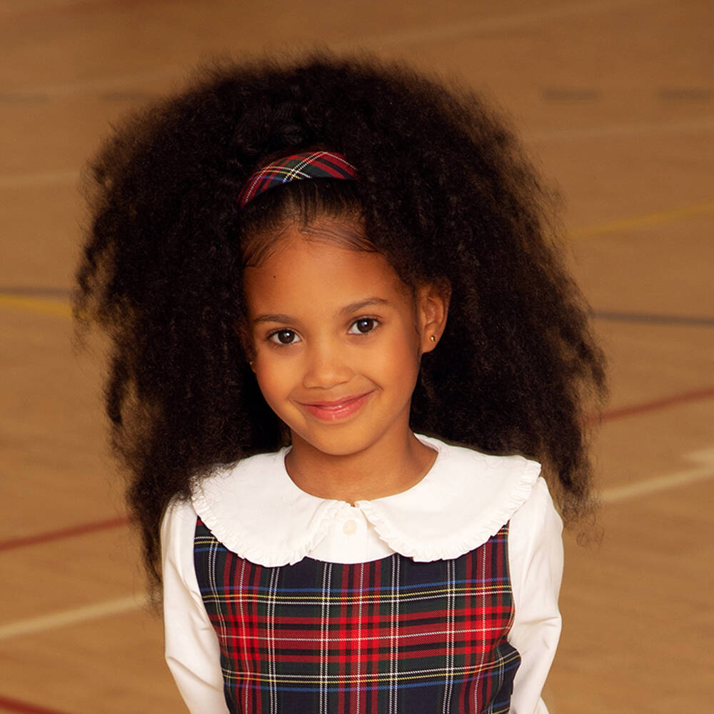 EIRENE-Girls Tartan Patterned Hairband | Childrensalon Outlet