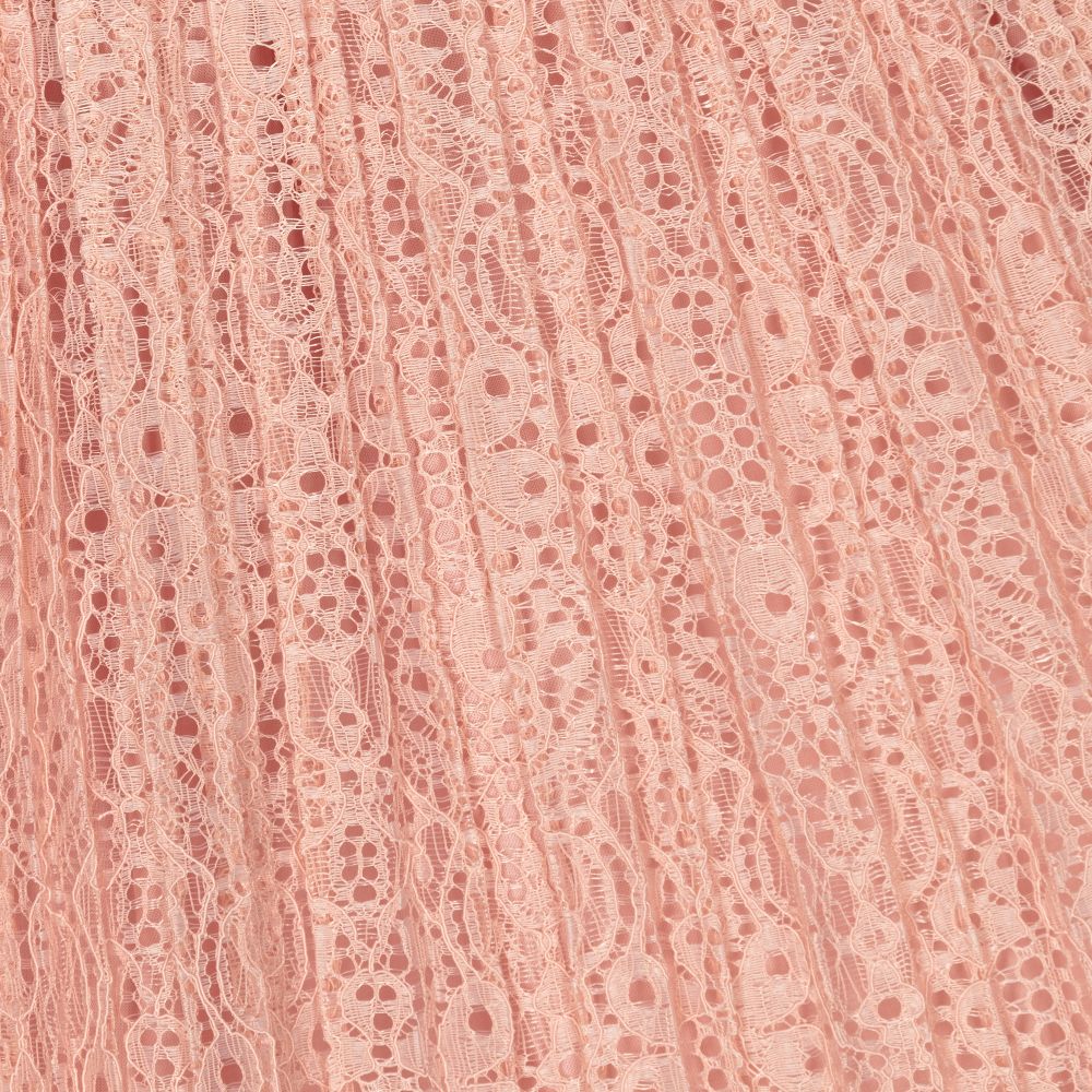 EIRENE-Розовое кружевное платье с бусинами | Childrensalon Outlet