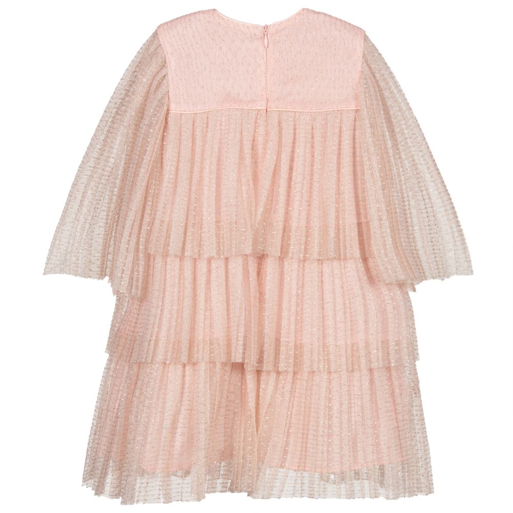 EIRENE-فستان تول لون زهري وذهبي | Childrensalon Outlet