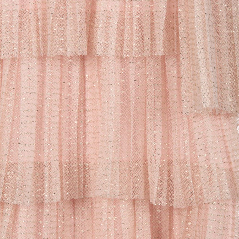 EIRENE-فستان تول لون زهري وذهبي | Childrensalon Outlet