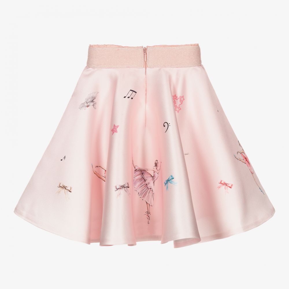 EIRENE-تنورة ساتان لون زهري | Childrensalon Outlet