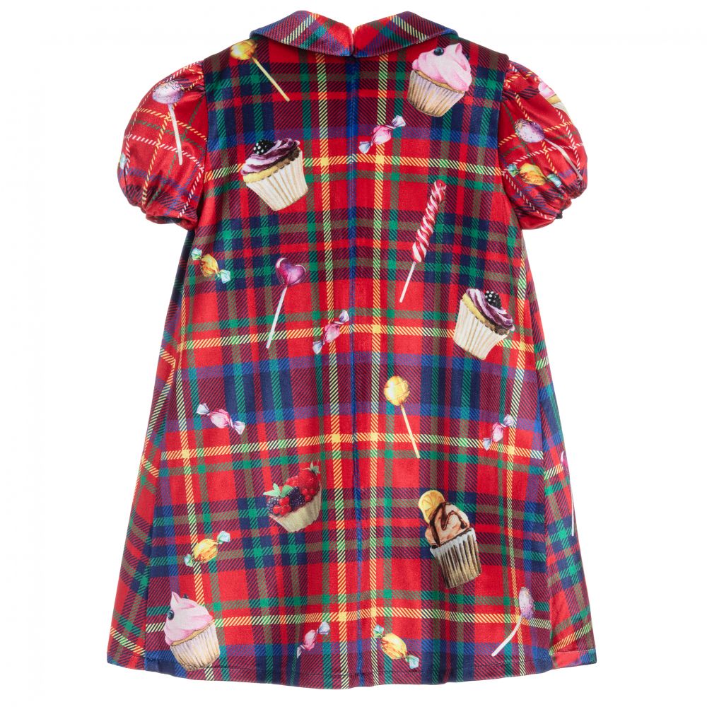 EIRENE-Красно-синее платье в клетку | Childrensalon Outlet