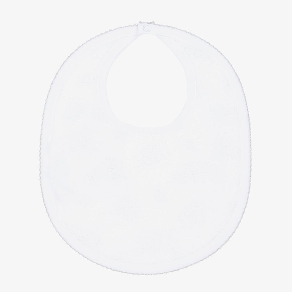 Kissy Kissy-Elephant Print Pima Cotton Bib | Childrensalon Outlet