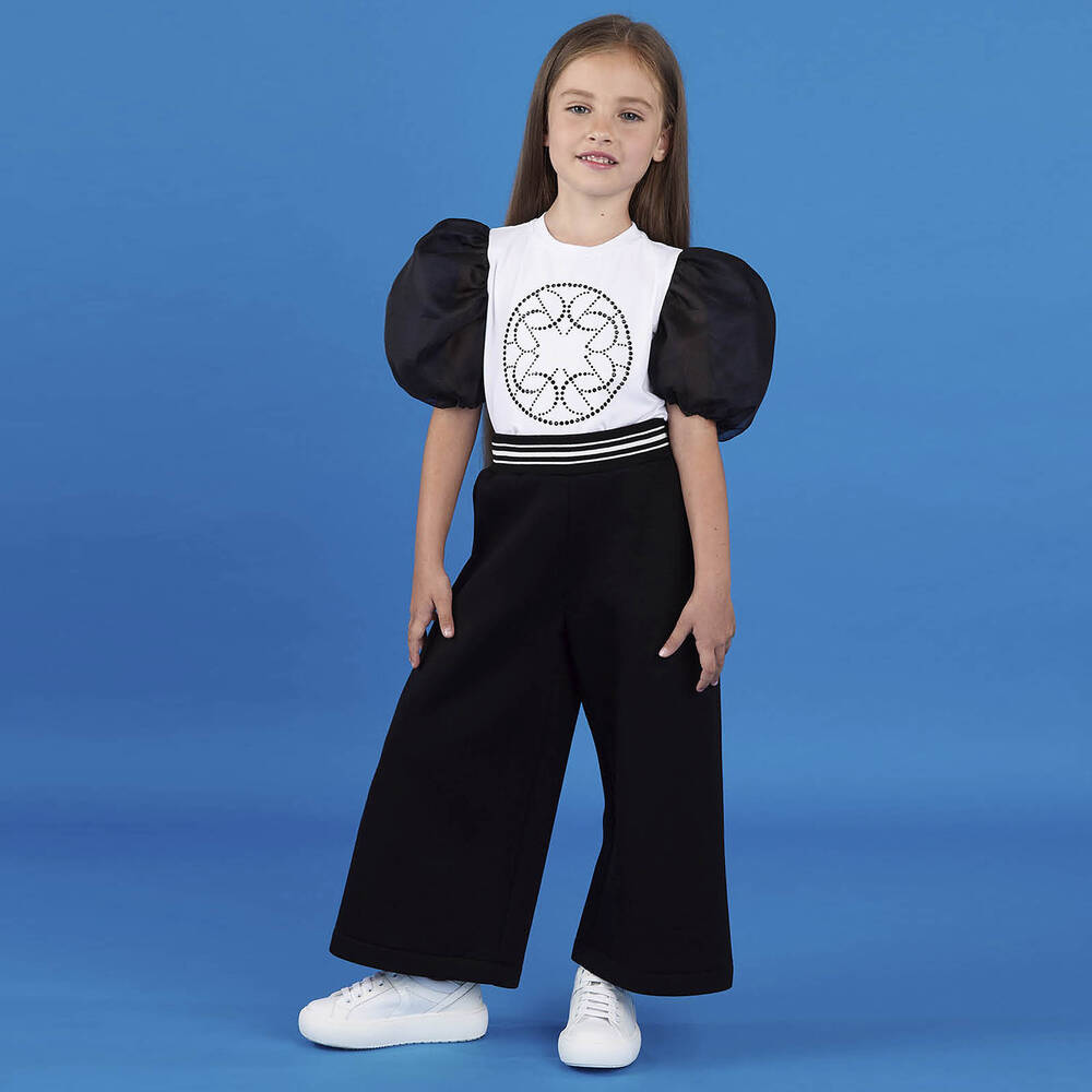 Elie Saab-Черные брюки из неопрена | Childrensalon Outlet