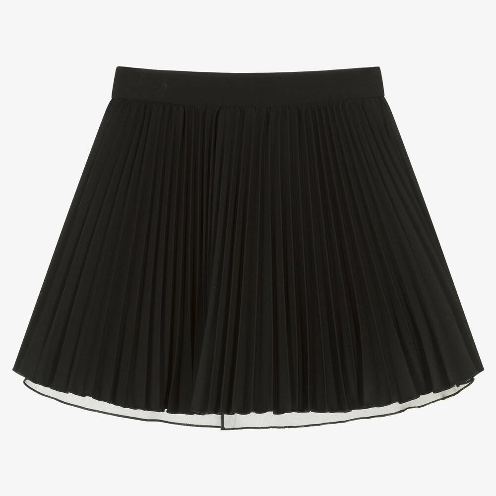 Elie Saab-Girls Black Pleated Skirt | Childrensalon Outlet