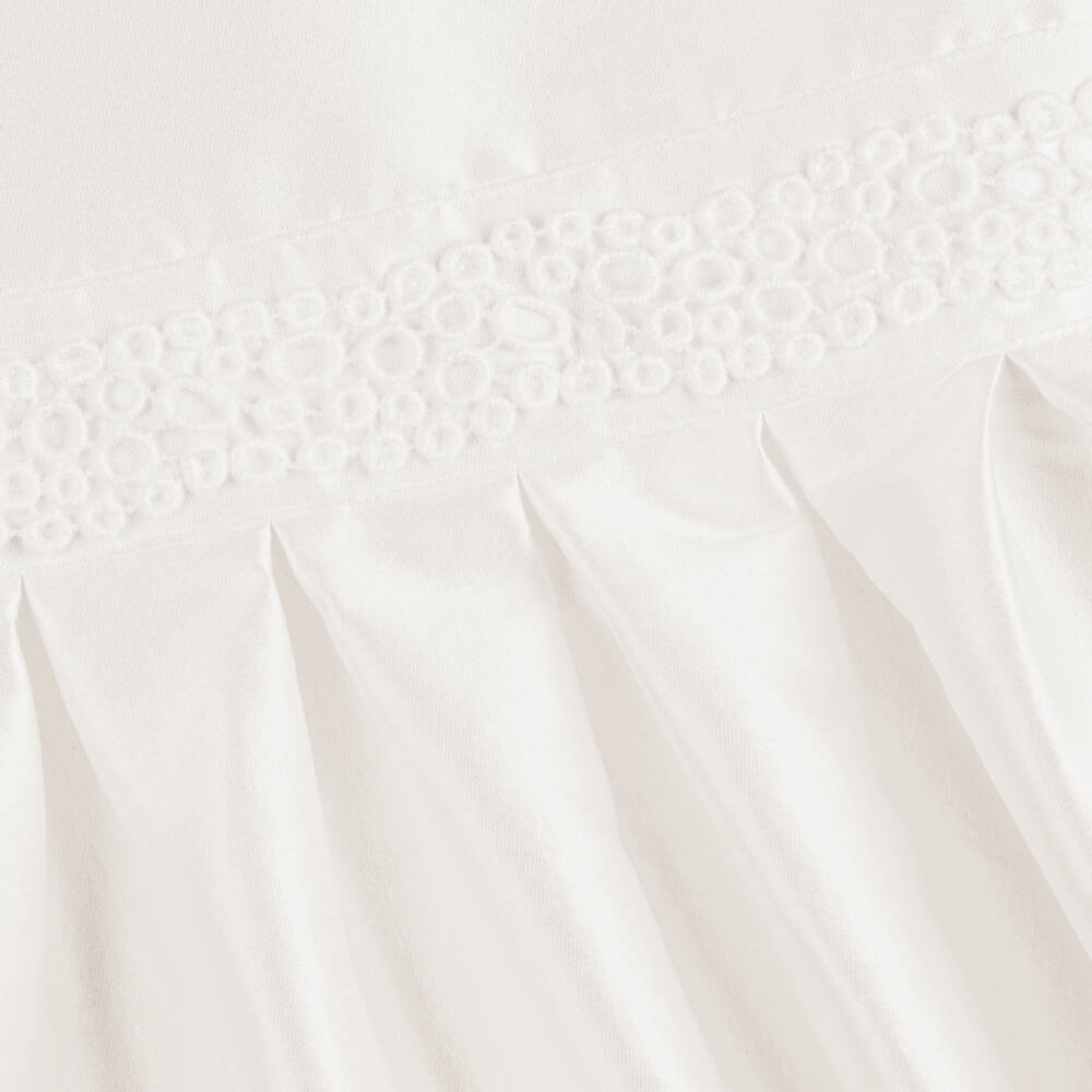 Elie Saab-Girls Cream Silk Sleeve Dress | Childrensalon Outlet