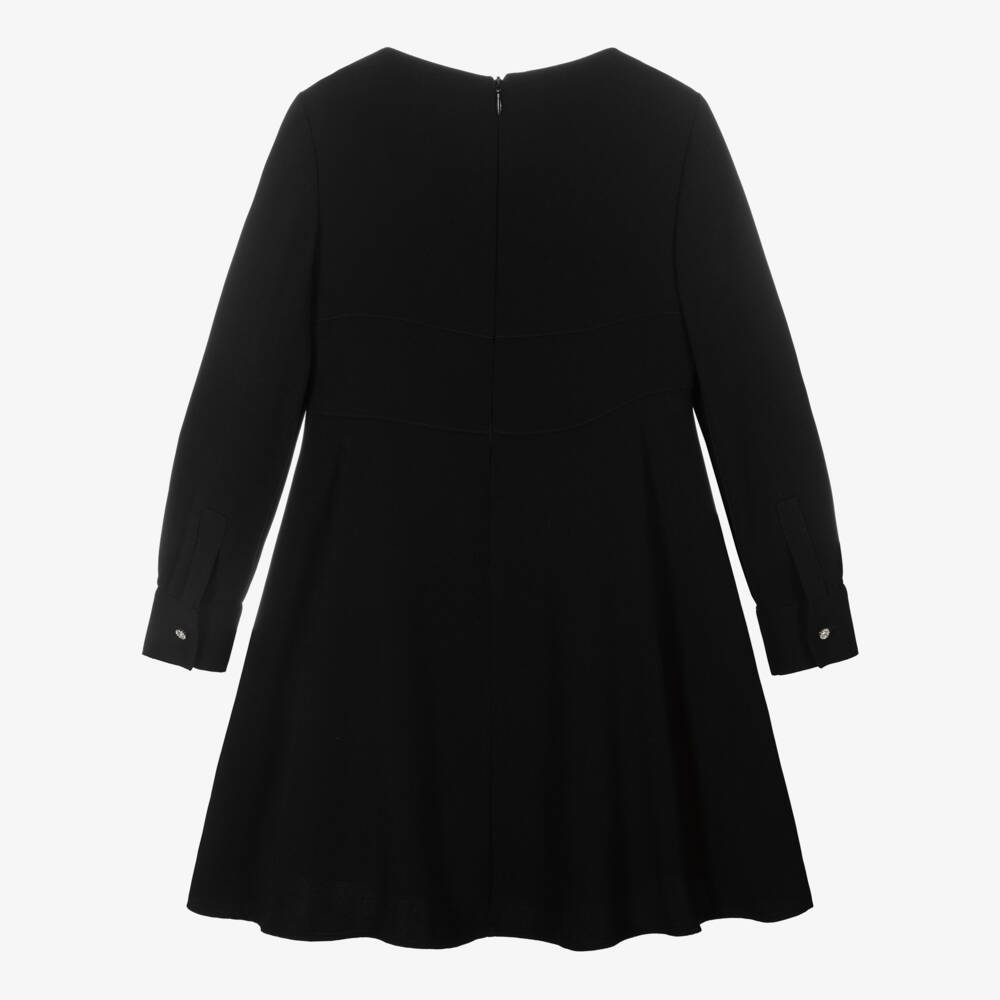 Elie Saab-Girls Elegant Black Diamante Dress | Childrensalon Outlet