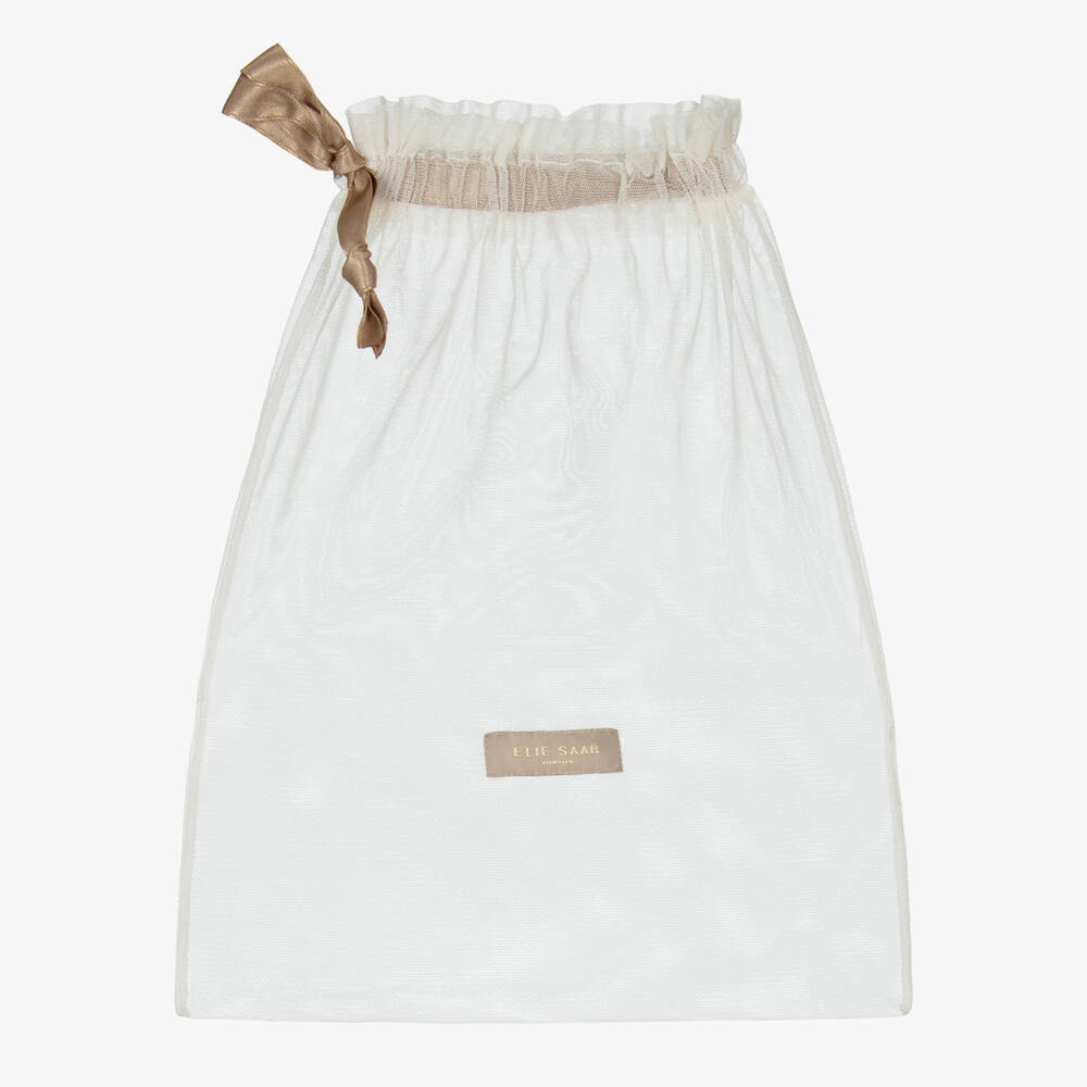 Elie Saab-Girls Gold Sequin Handbag (14cm) | Childrensalon Outlet