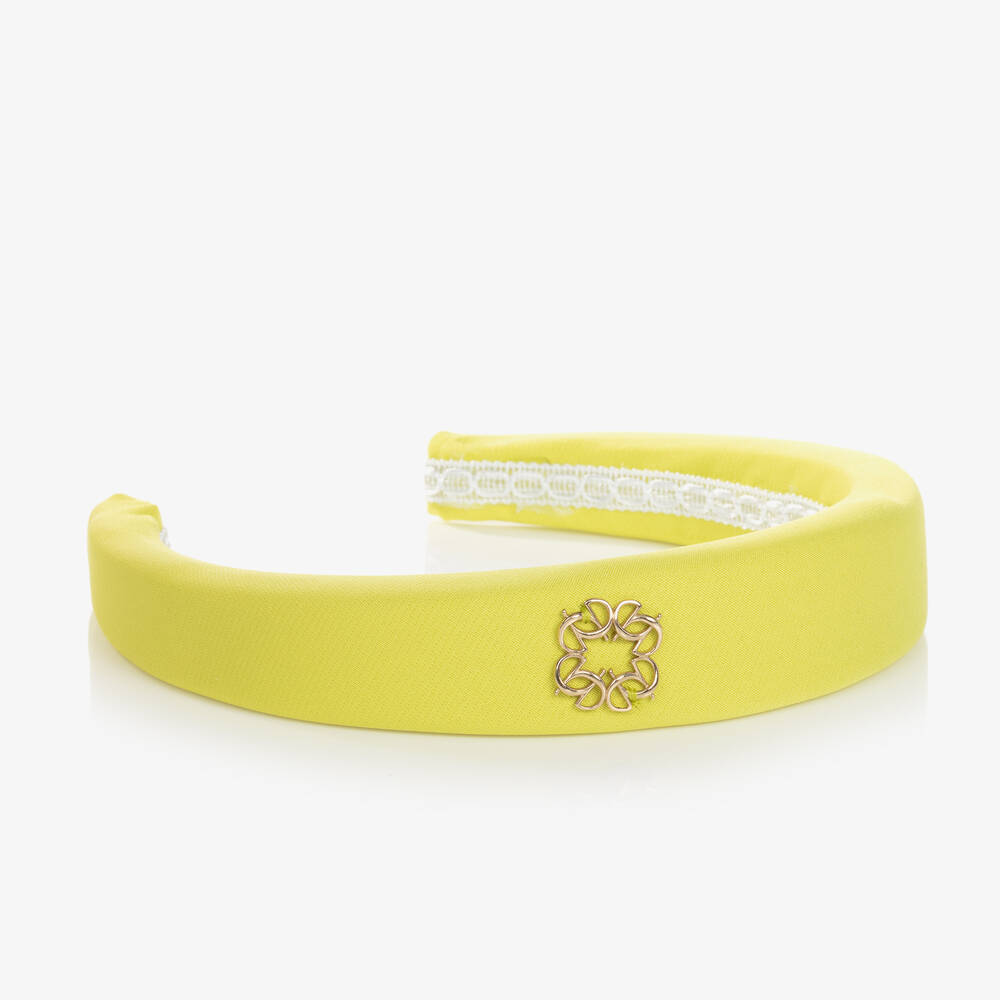 Elie Saab-Girls Green Padded Hairband | Childrensalon Outlet