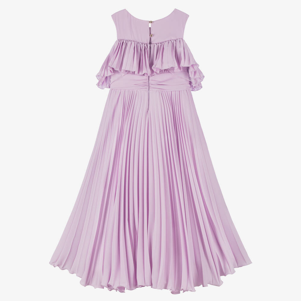 Elie Saab-Girls' Lilac Maxi Sleeveless Gown | Childrensalon Outlet