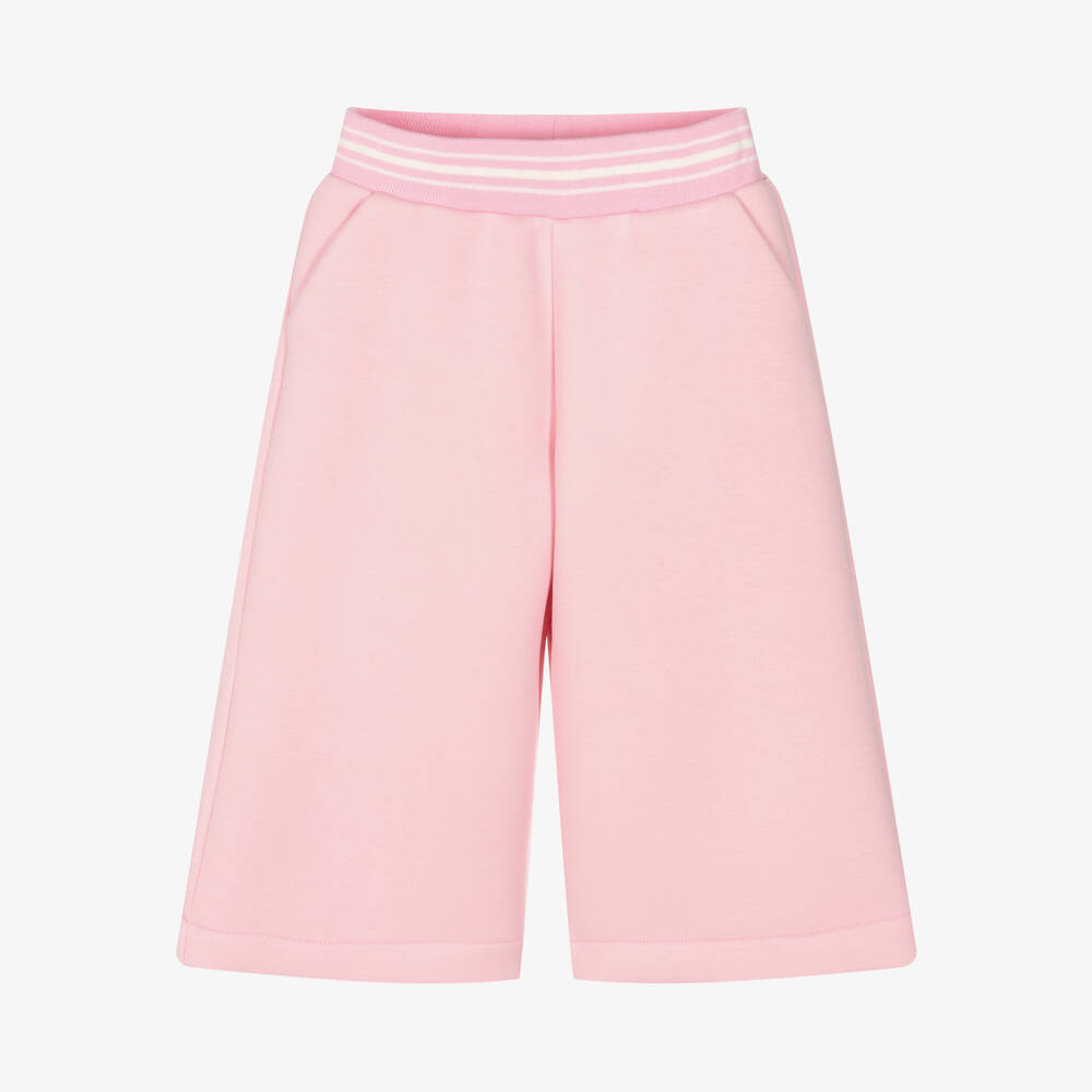 Elie Saab-Girls Pink Neoprene Trousers | Childrensalon Outlet