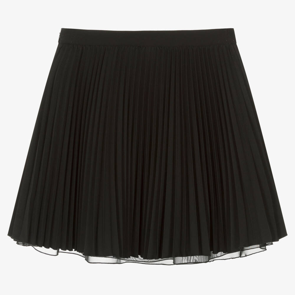 Elie Saab Jupe noire plissee ado Childrensalon Outlet