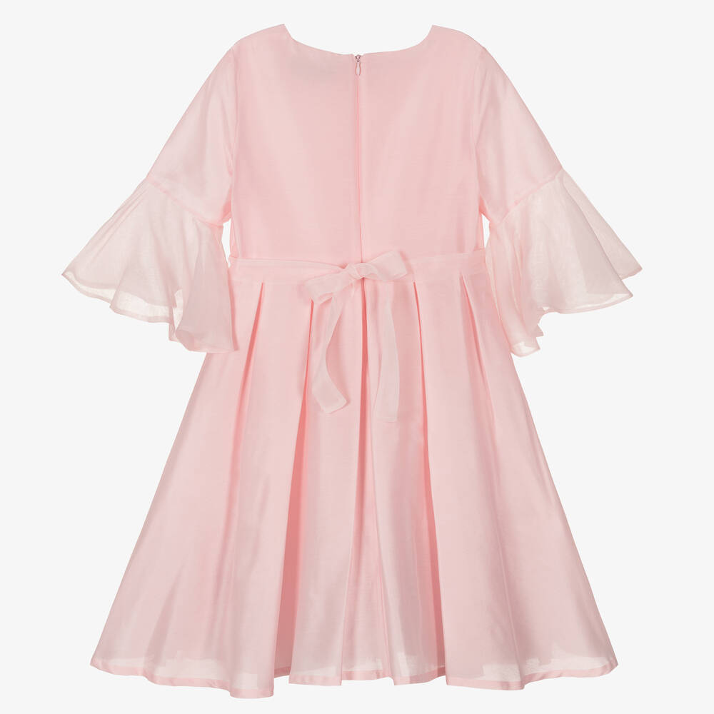Elie Saab-Teen Girls Pink Cotton & Silk Dress | Childrensalon Outlet