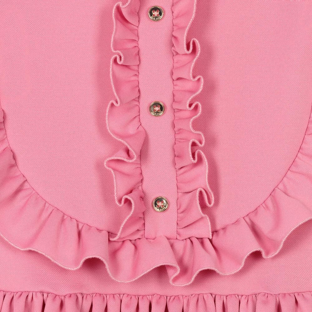 Elie Saab-Teen Girls Pink Piqué Dress | Childrensalon Outlet