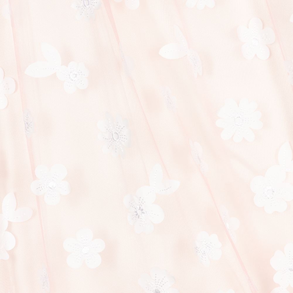 Elie Saab-Teen Pink Floral Tulle Dress | Childrensalon Outlet