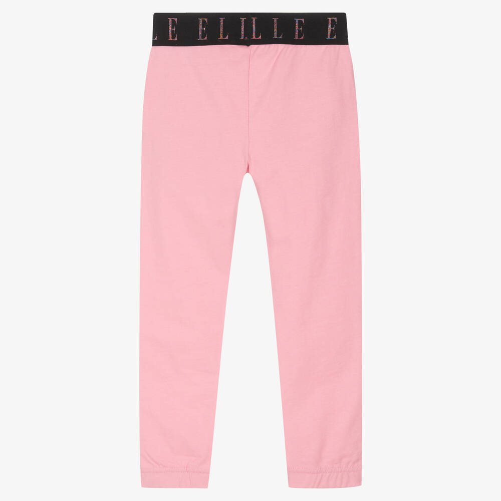 Elle-Girls Pink Cotton Leggings | Childrensalon Outlet