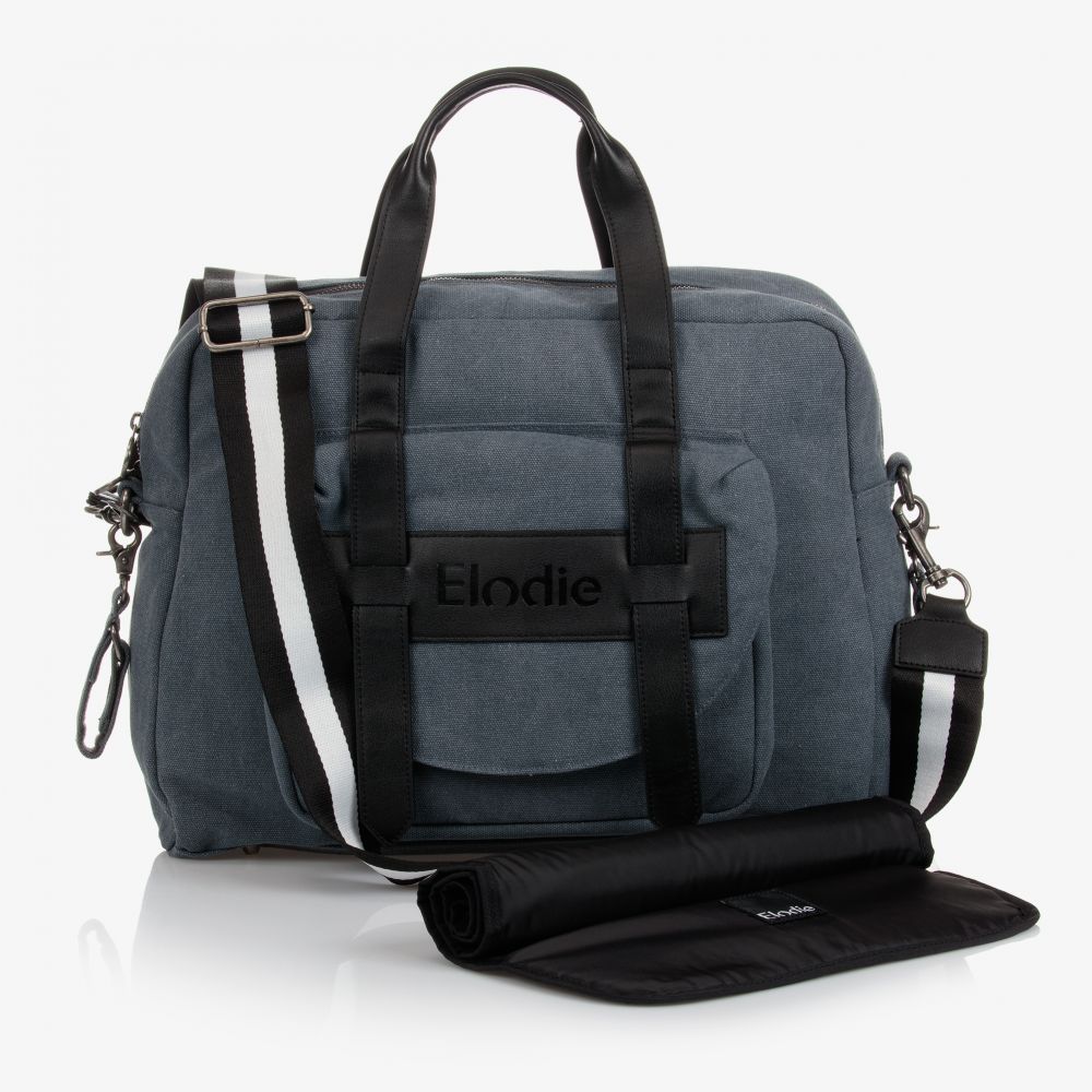 Elodie - حقيبة لمستلزمات الأطفال كانفاس لون أزرق (40 سم) | Childrensalon