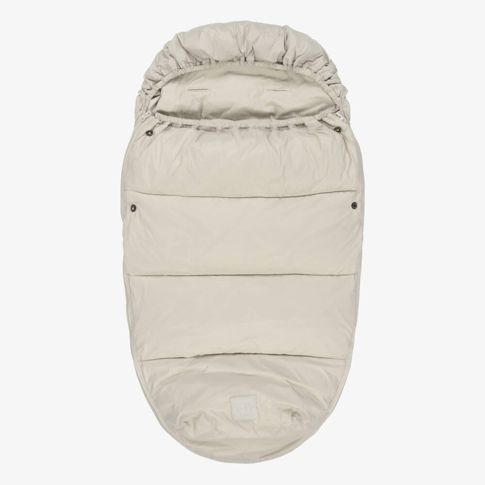 Elodie-Boys Beige Down Cosy Footmuff | Childrensalon Outlet